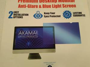 lot 32293 image: Akamai Blue light computer screen, 27