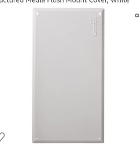 lot 32297 image: Leviton Structured Media Flush Mount Cover, approximately 29.5 x 15