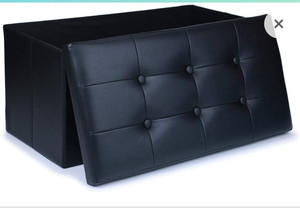 lot 32298 image: 30 Folding Storage Ottoman Bench