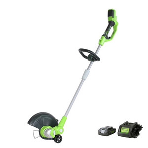 lot 32391 image: Greenworks 12-Inch 40V String Trimmer, 4Ah Battery and Charger Included TestedPowers on