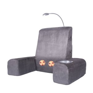 lot 32399 image: Carepeutic Back Rest Bed Lounger with Heated Shiatsu Massage