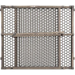 lot 32433 image: Safety 1st Vintage Wood Baby Gate with Pressure Mount Fastening (Gray)