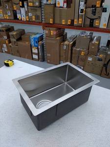 lot 32436 image: 24 x 18 inches Drop-in Kitchen Sink