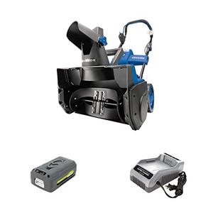 lot 32440 image: Snow Joe 18-Inch 40 Volt Cordless Single Stage Brushless Snow Blower, 7 x 1.5, Model ION18SB