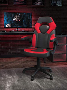 lot 32710 image: Racing Style Leathersoft Ergonomic Gaming Chair