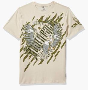 lot 71827 image: Southpole Mens Short Sleeve Fashion T-shirt Bone Eagle Wing Medium