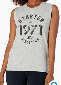 lot 71840 image: Starter Womens 1971 Logo Muscle T-Shirt Size XS