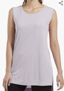 lot 71847 image: HUE Womens Hi-Low Hem Sleeveless Long Tunic Top Size XS
