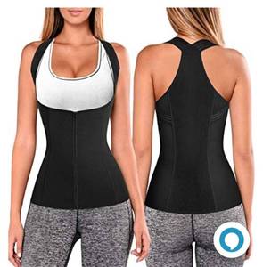 lot 71865 image: Women Back Braces Posture Corrector Waist Trainer Vest Tummy Control Body Shaper for Spinal Neck Shoulder and Upper Back Support (2XL, Black)