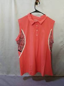 lot 71877 image: ANNIKA CUTTER & BUCK SLEEVELESS SHIRT SIZE XXL