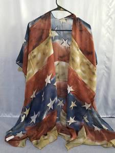 lot 71896 image: DISTRESSED AMERICAN FLAG COVER UP