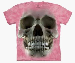 lot 71916 image: The Mountain Kids Mymountain Big Face Skull Apparel-Cotton Candy Pink Size Large