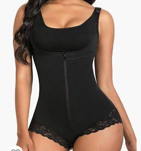 lot 71950 image: SHAPERX Shapewear for Women Tummy Control Fajas Colombianas Body Shaper Zipper Open Bust Bodysuit Size Small