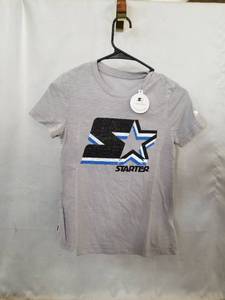 lot 72012 image: Starter Girls Short Sleeve Faded Logo T-Shirt Size Large