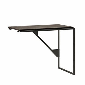 lot 90253 image: Refinery 37W Desk Return in Dark Gray Hickory - Engineered Wood
