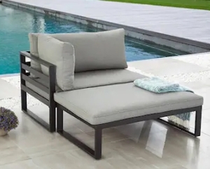lot 8010 image: Metal Outdoor 2-Piece Conversation Set Retail $349.99