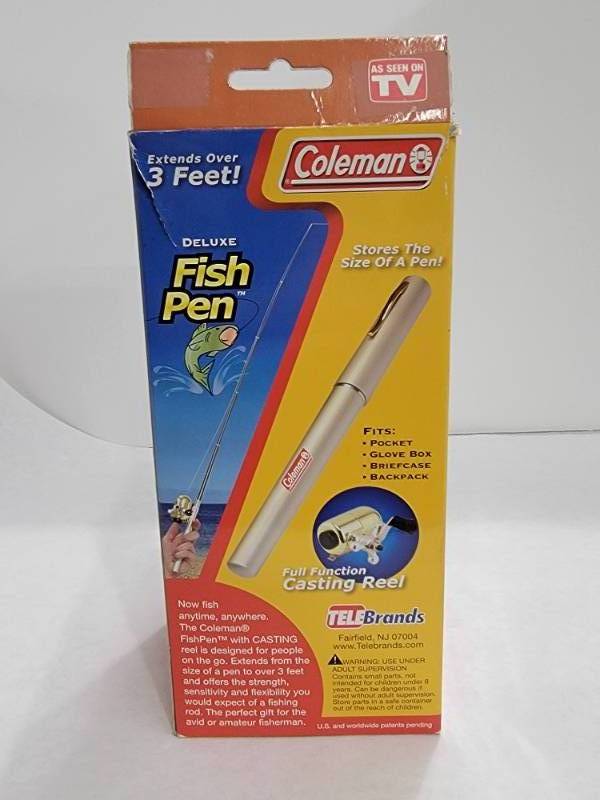 COLEMAN DELUXE FISH Pen World's Smallest Fishing Pole with Casting