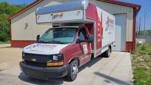 lot 7103 image: 2013 Chevy Express, White W a Prochem Apex Truck Mount Cleaning System