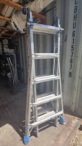 lot 7144 image: Heavy Duty Werner Ladder