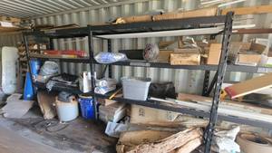 lot 7147 image: 18ft NSF Heavy Duty Black Shelving