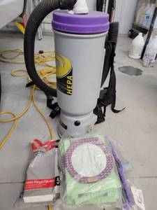 lot 7218 image: Hepa Back Pack Vacuum