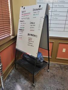 lot 13521 image: Double Sided Whote Board