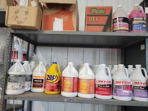 lot 13717 image: Shelf of Cleaning Products - Shelf Sold Separately