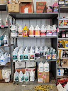 lot 13720 image: Metal Industrial Shelf - Contents Not Included