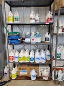 lot 13722 image: Shelf of Cleaning Products - Shelf Sold Separately