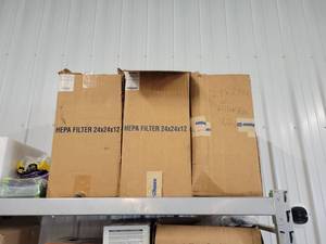lot 13737 image: Lot of 3 Boxes of Hepa Filter