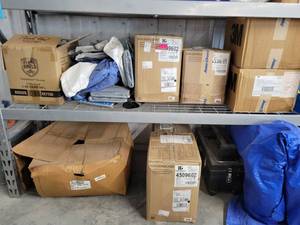 lot 13745 image: (2) Shelf of Personal Protection Equipment  Clothing