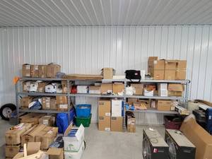 lot 13746 image: 19ft Industrial Racking - Contents are NOT included
