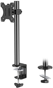 lot 22 image: Single Monitor Mount, Adjustable Monitor Stand for Max 32 Inch Flat Curved Computer Screen,