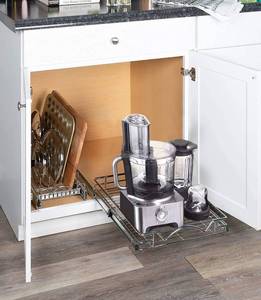 lot 27 image: Pull Out Drawer Cabinet Organizer �� Heavy Duty- 14x21x3.13