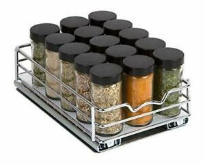 lot 42 image: Spice Rack Organizer For Cabinet - Pull Out Spice Rack..