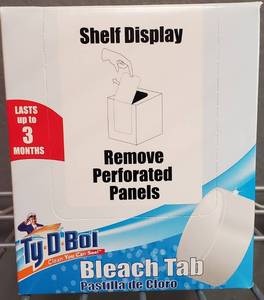 lot 111 image: Ty-D-Boi Bleach Tab display box