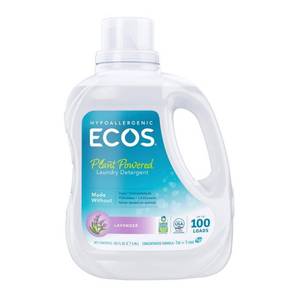 lot 138 image: ECOS Laundry Detergent, Lavender, 100 Loads