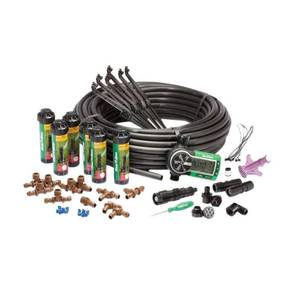lot 21427 image: Rain Bird 32ETI Underground Irrigation Automatic Sprinkler System Kit - Retail $172.99