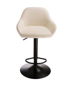 lot 11856 image: Glitzhome Mid-century Leatherette Adjustable Bar Stool (Set of 2)- Retail$239.99