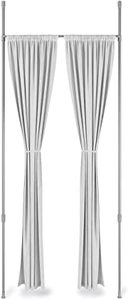 lot 11840 image: Umbra Anywhere Expandable Room Divider Tension Curtain Rod, 36 To 66 Inches (rods only)
