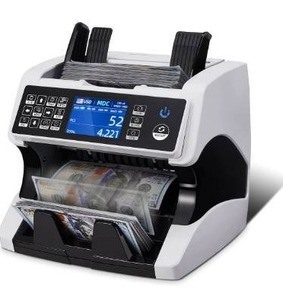 lot 63262 image: MUNBYN Bank Grade Money Counter Machine Mixed Denomination, Value Counting, Serial Number, Multi Currency, 2CISUVIRMGMT Counterfeit Detection, Printer Enabled Bill Value Counter for Small Business Retail$699.99