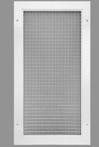 lot 63271 image: 10 x 20 Cube Core Eggcrate Return Air Grille White