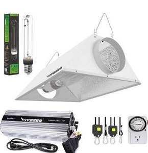lot 63290 image: VIVOSUN Hydroponic 600 Watt HPS Grow Light Air Cooled Reflector Kit - Easy to Set up, High Stability & Compatibility (Enhanced Version)