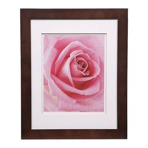 lot 63297 image: Gallery Solutions 16x20 Wide Walnut Frame with Double Mat For 11x14 Image