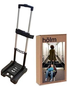 lot 63303 image: Holm Airport Car Seat Stroller Travel Cart and Child Transporter - A Carseat Roller for Traveling. Foldable, storable, and stowable Under Your Airplane seat or Over Head Compartment.