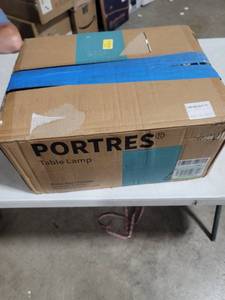 lot 63310 image: Portres 2 Pack Contemporary Table Lamps