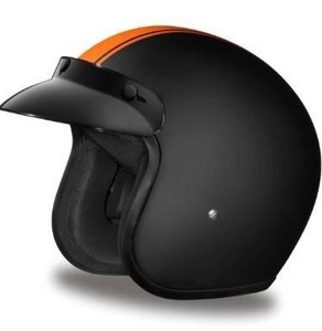 lot 63348 image: Daytona Helmets 34 Shell Open Face Motorcycle Helmet DOT Approved Graphics Large