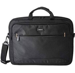 lot 63449 image: Amazon Basics 17.3-Inch Laptop Case Bag, Fits Dell, HP, ASUS, Lenovo, MacBook Pro and more, Black
