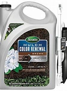lot 63389 image: Scotts 1368104 Mulch Color Renewal, 1-gallon, Brown