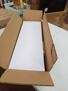 lot 35017 image: white floating shelf set of 2